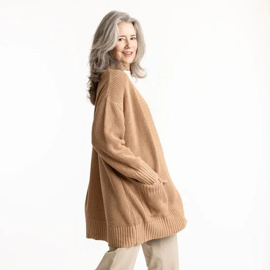 100% Regenerative Organic Certified® Cotton - Cardigan Sweater