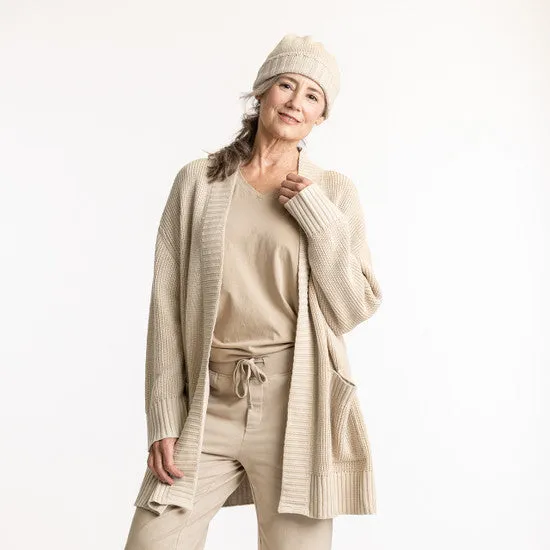 100% Regenerative Organic Certified® Cotton - Cardigan Sweater
