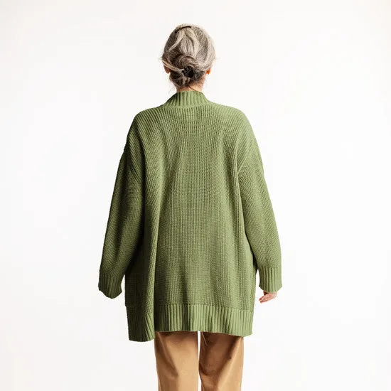 100% Regenerative Organic Certified® Cotton - Cardigan Sweater