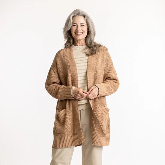 100% Regenerative Organic Certified® Cotton - Cardigan Sweater