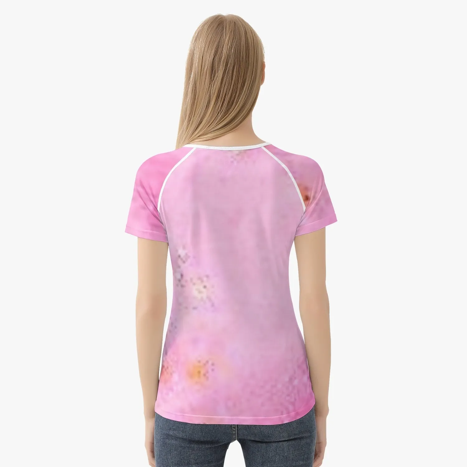 220. Handmade AOP Women T-shirt