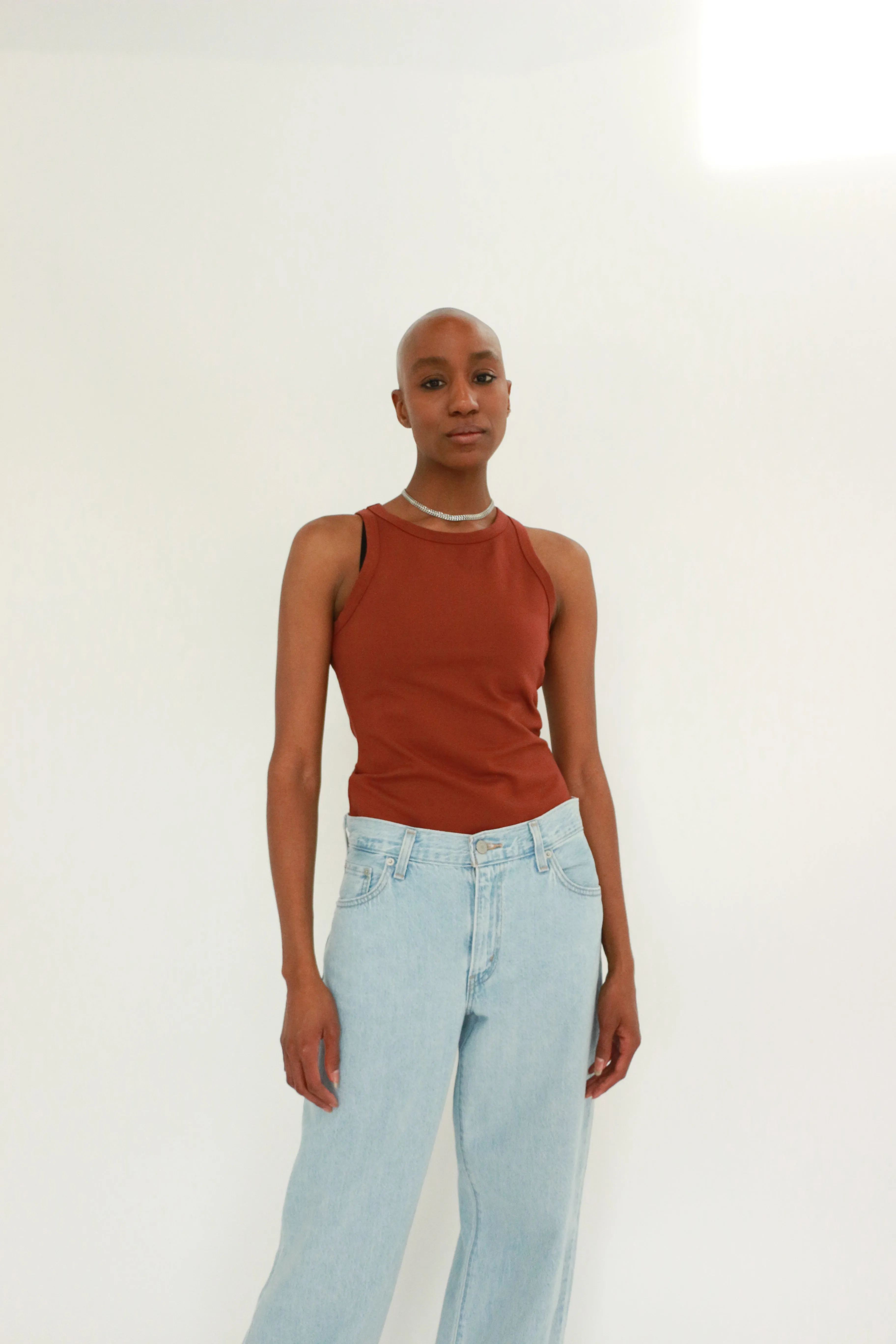 Adina Racer Tank | Dark Picante