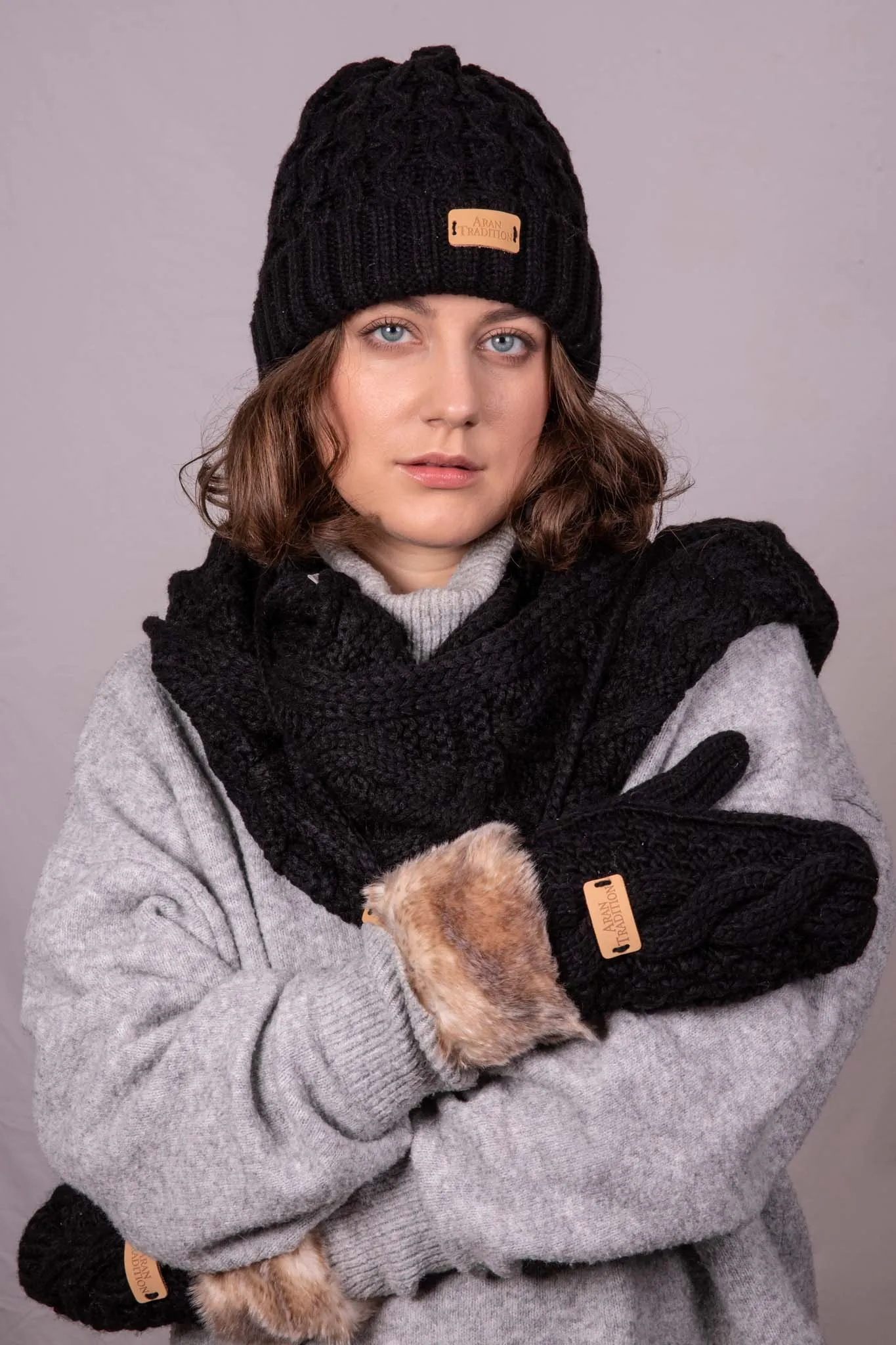 Aran Cable Knit Snood
