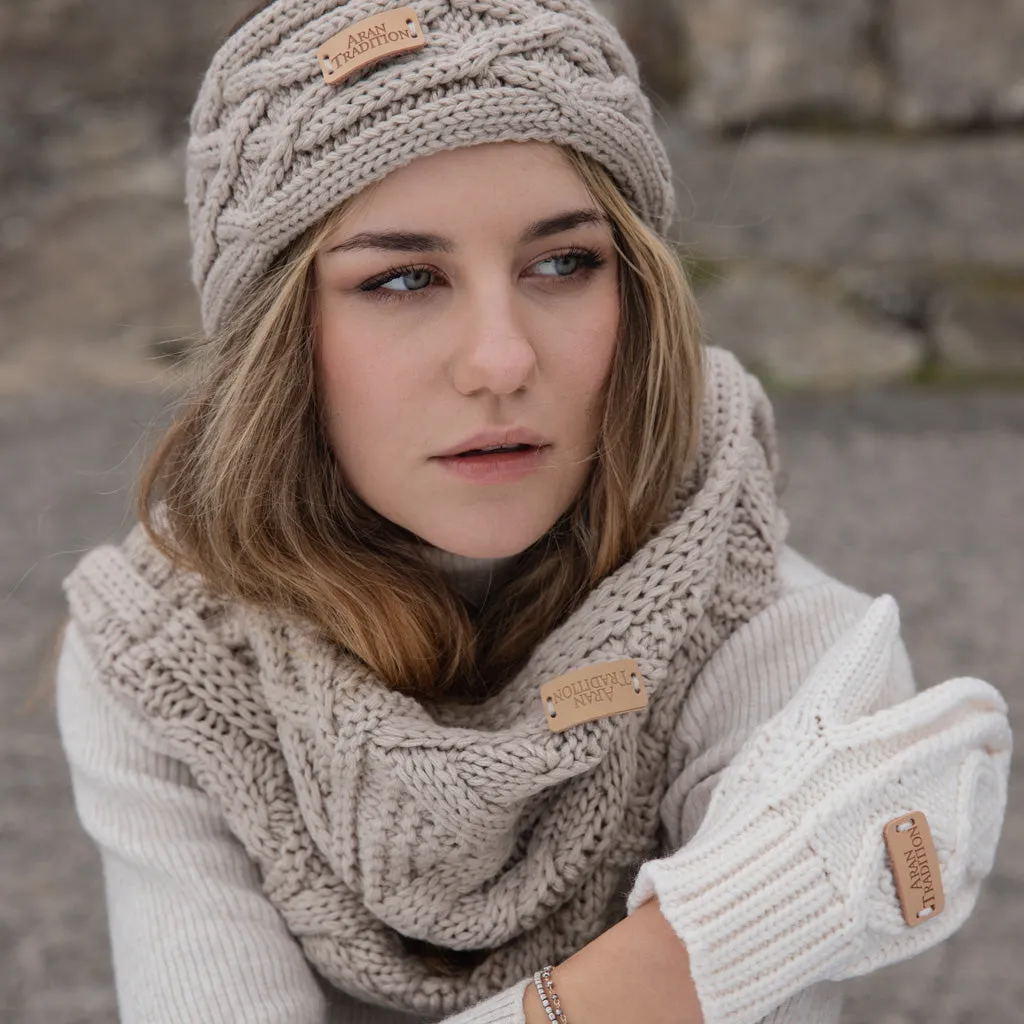 Aran Cable Knit Snood
