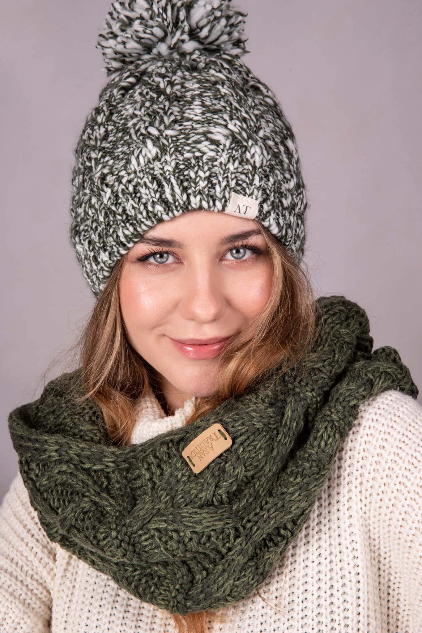 Aran Cable Knit Snood
