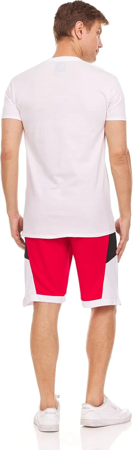 BILLIONHATS 6 Pack Men's Solid Colors Cotton T-Shirts Short Sleeve Lightweight Tees, Bulk