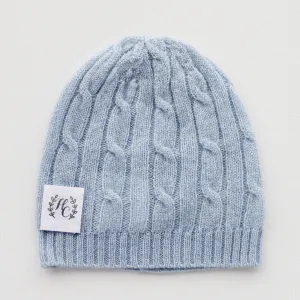 Cashmere Baby Beanie - Sky