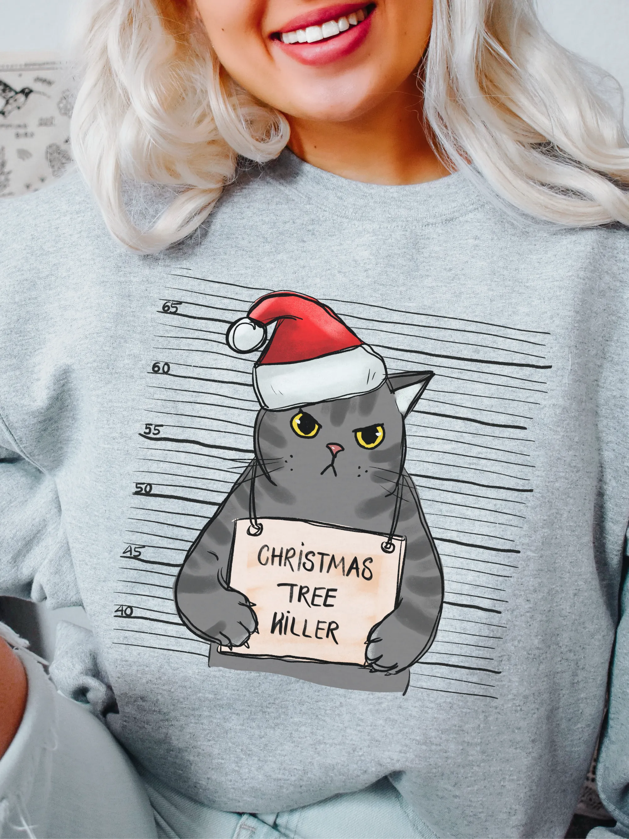 Christmas Tree Killer Cat