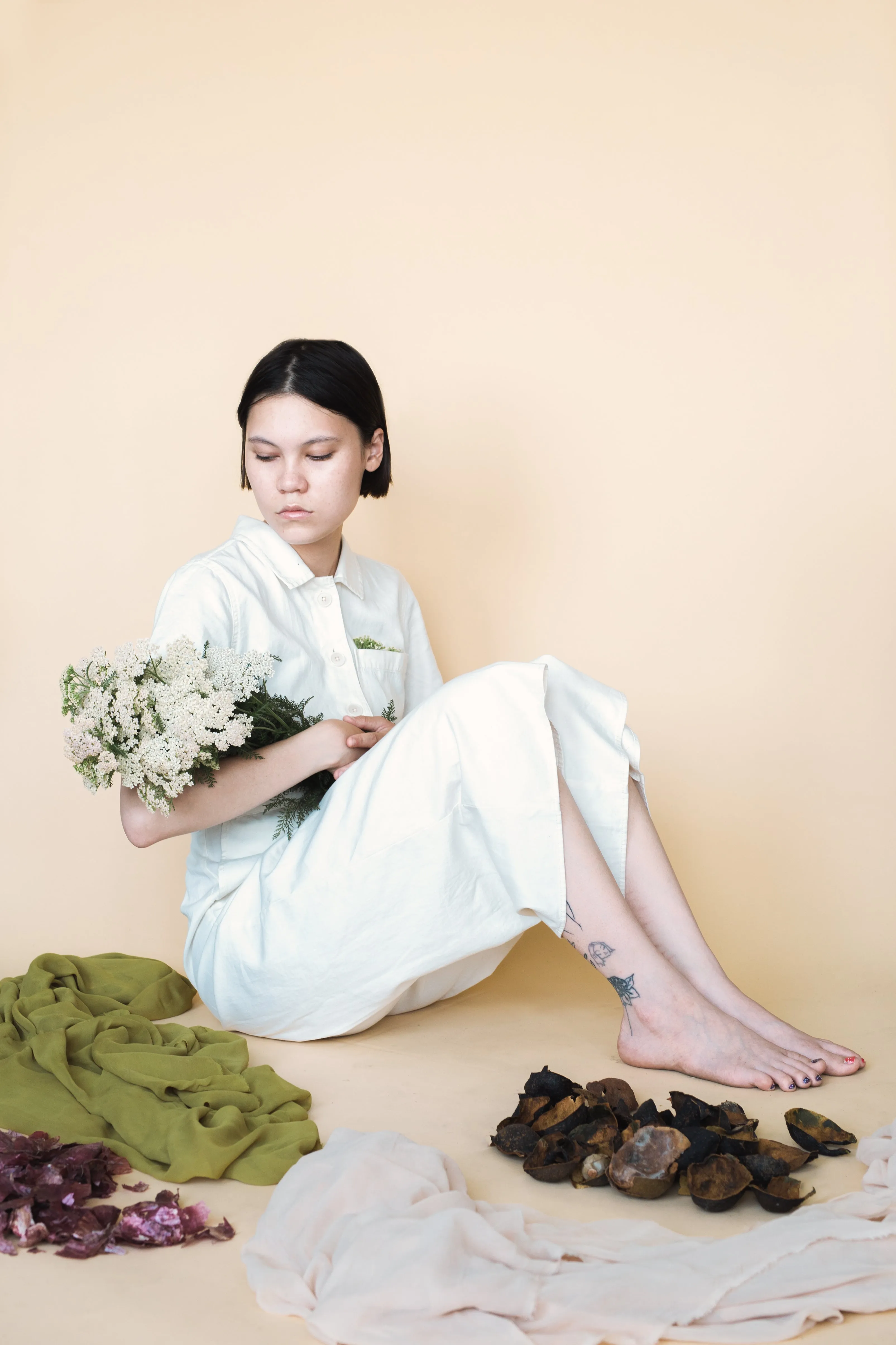 Deep Chartreuse Silk Chiffon Styling Cloth