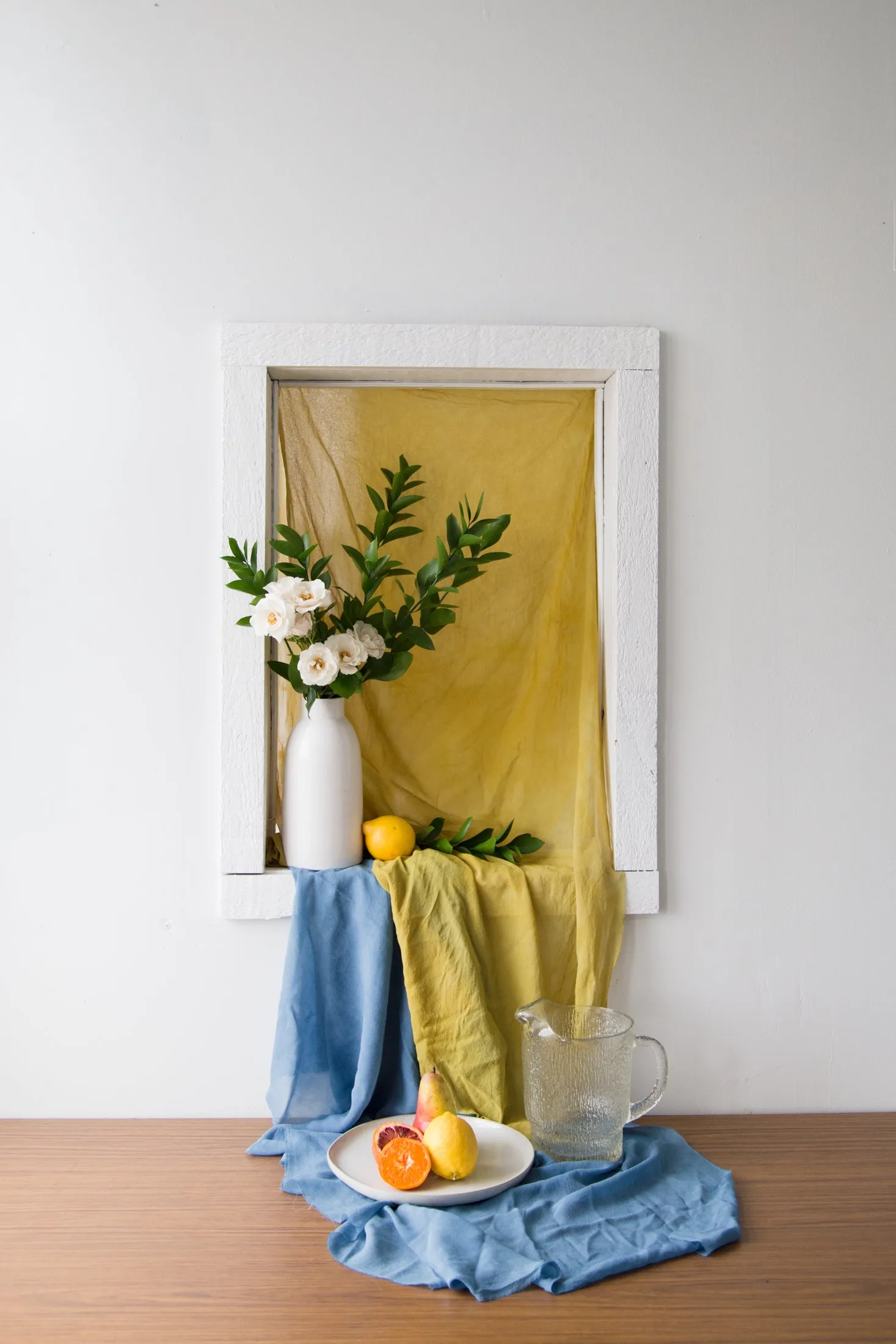 Deep Chartreuse Silk Chiffon Styling Cloth