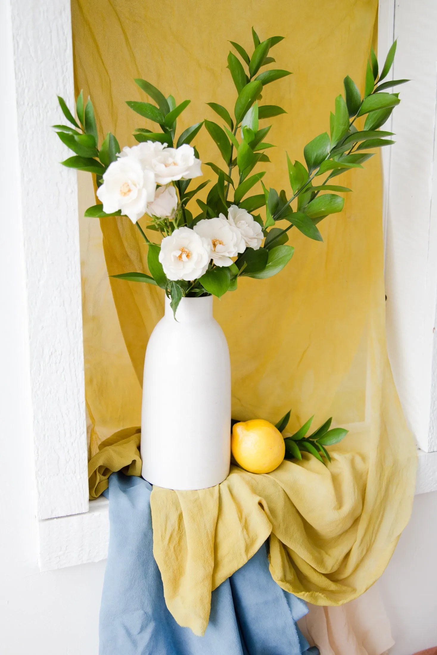 Deep Chartreuse Silk Chiffon Styling Cloth