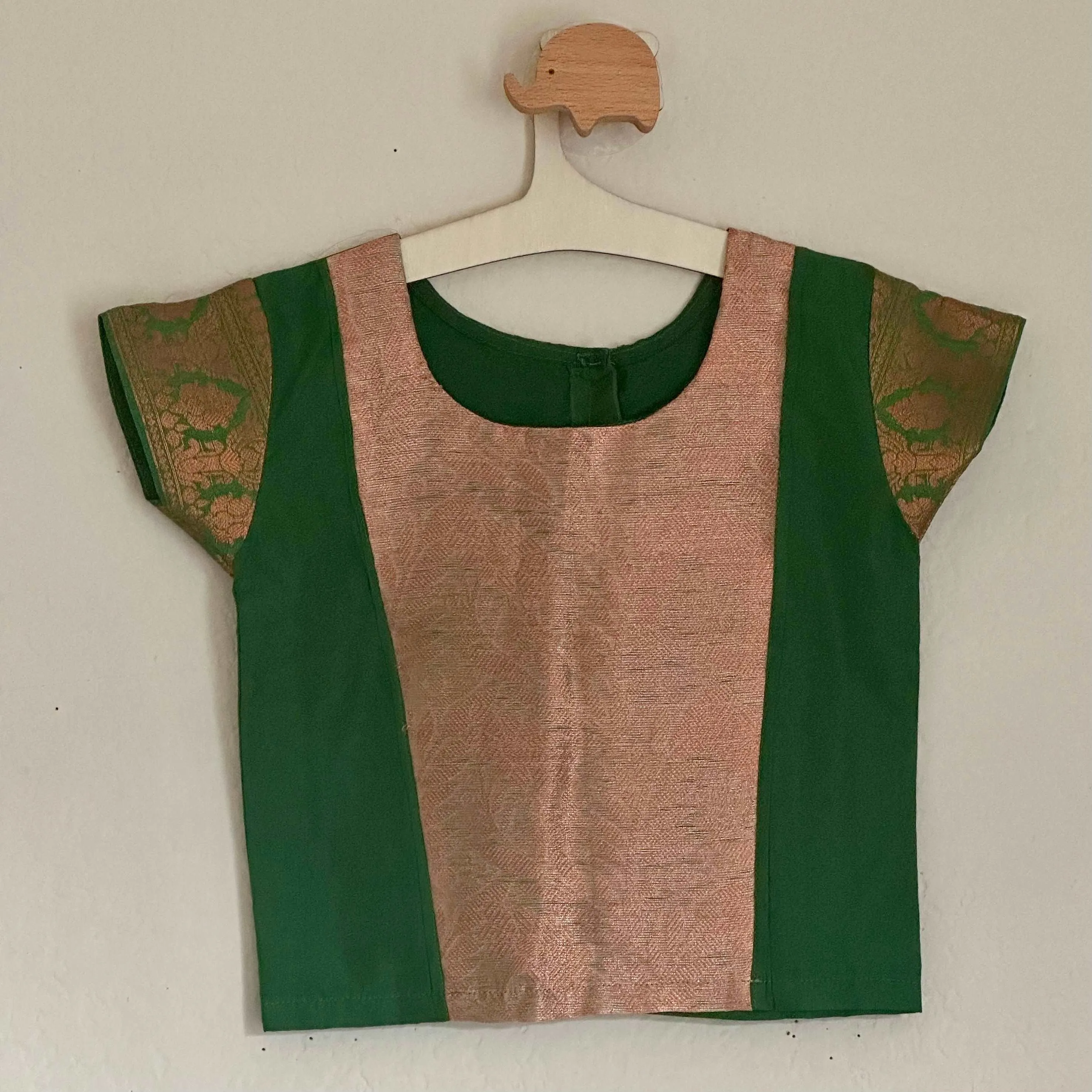Elegant Katan Silk Skirt and Top | 3-4 Yrs
