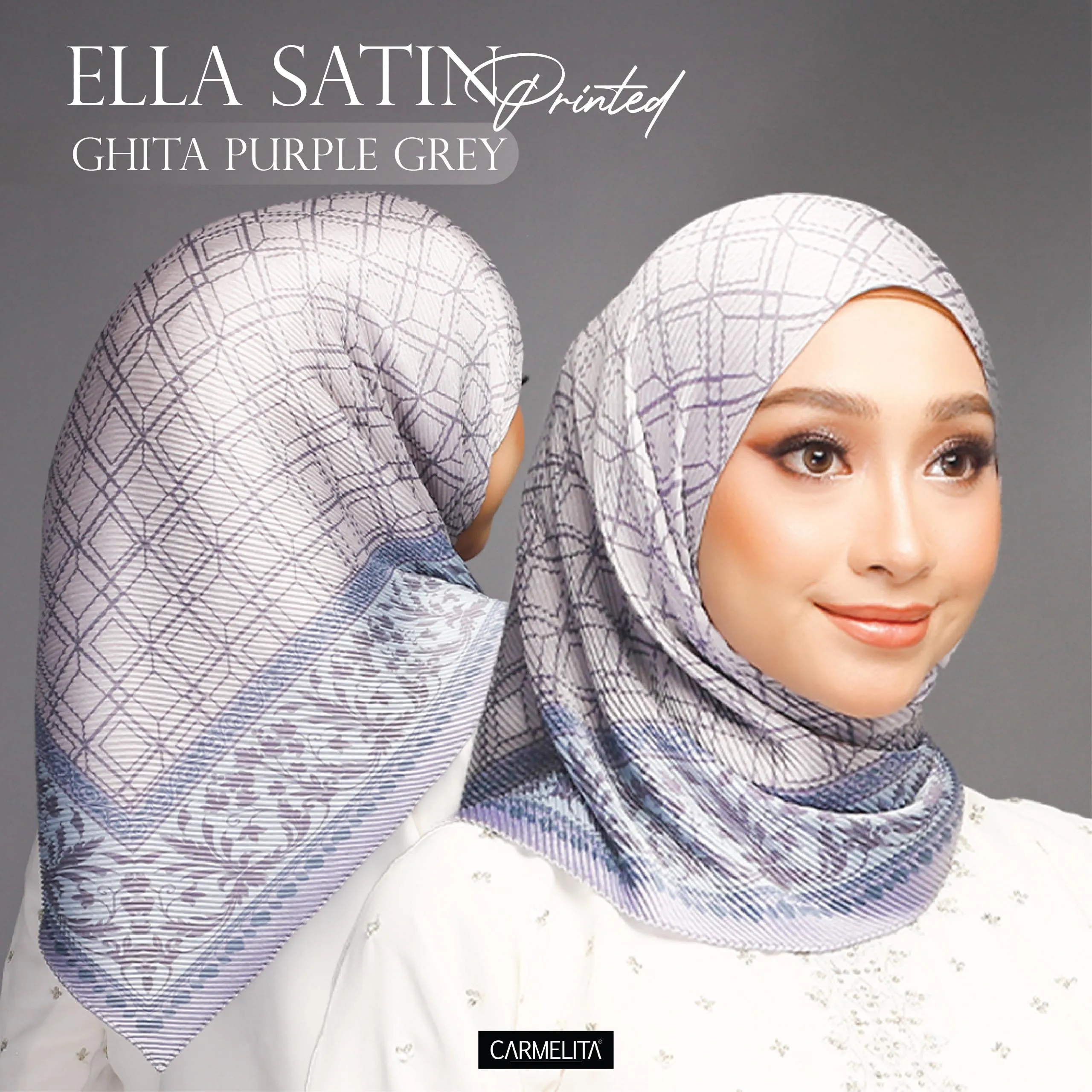 ELLA SATIN PRINTED [AJRAKH]