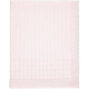 Emile Et Rose Pink Knitted Blanket