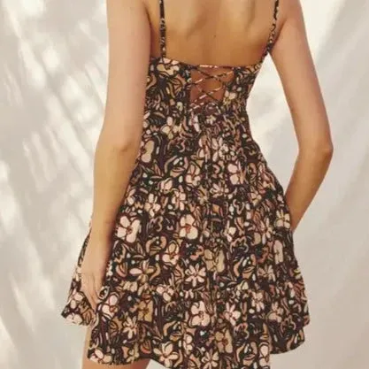Endless Floral Baby Doll Mini Dress