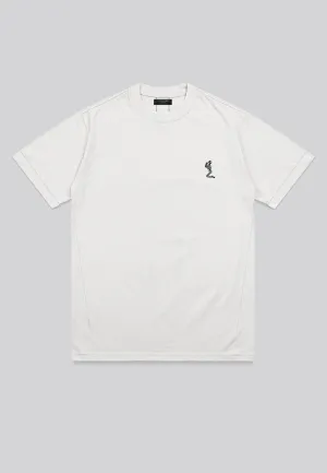 ESSENTIAL ROLLED CUFF T-SHIRT OFF WHITE