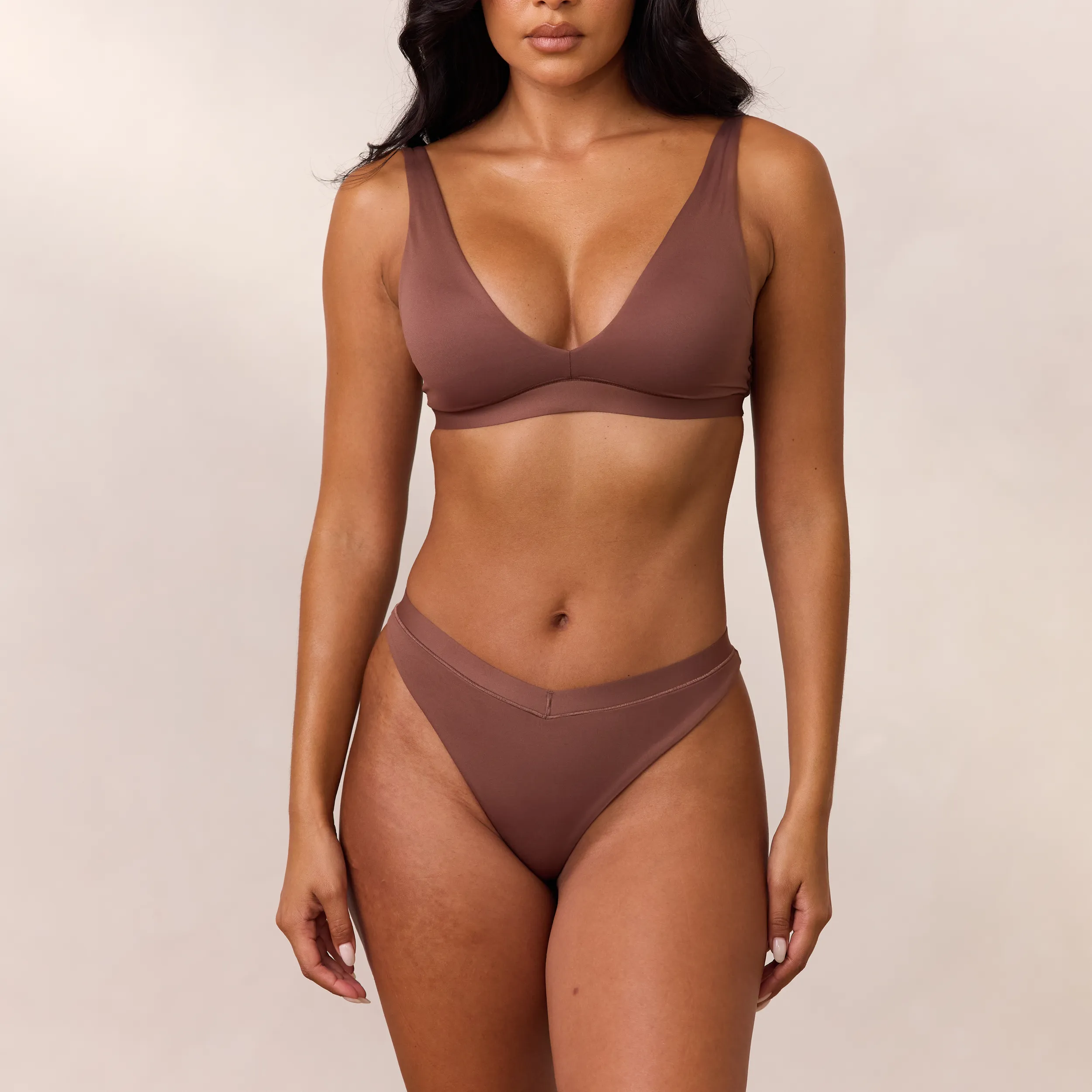 Everyday Comfort Triangle Bra - Nutmeg