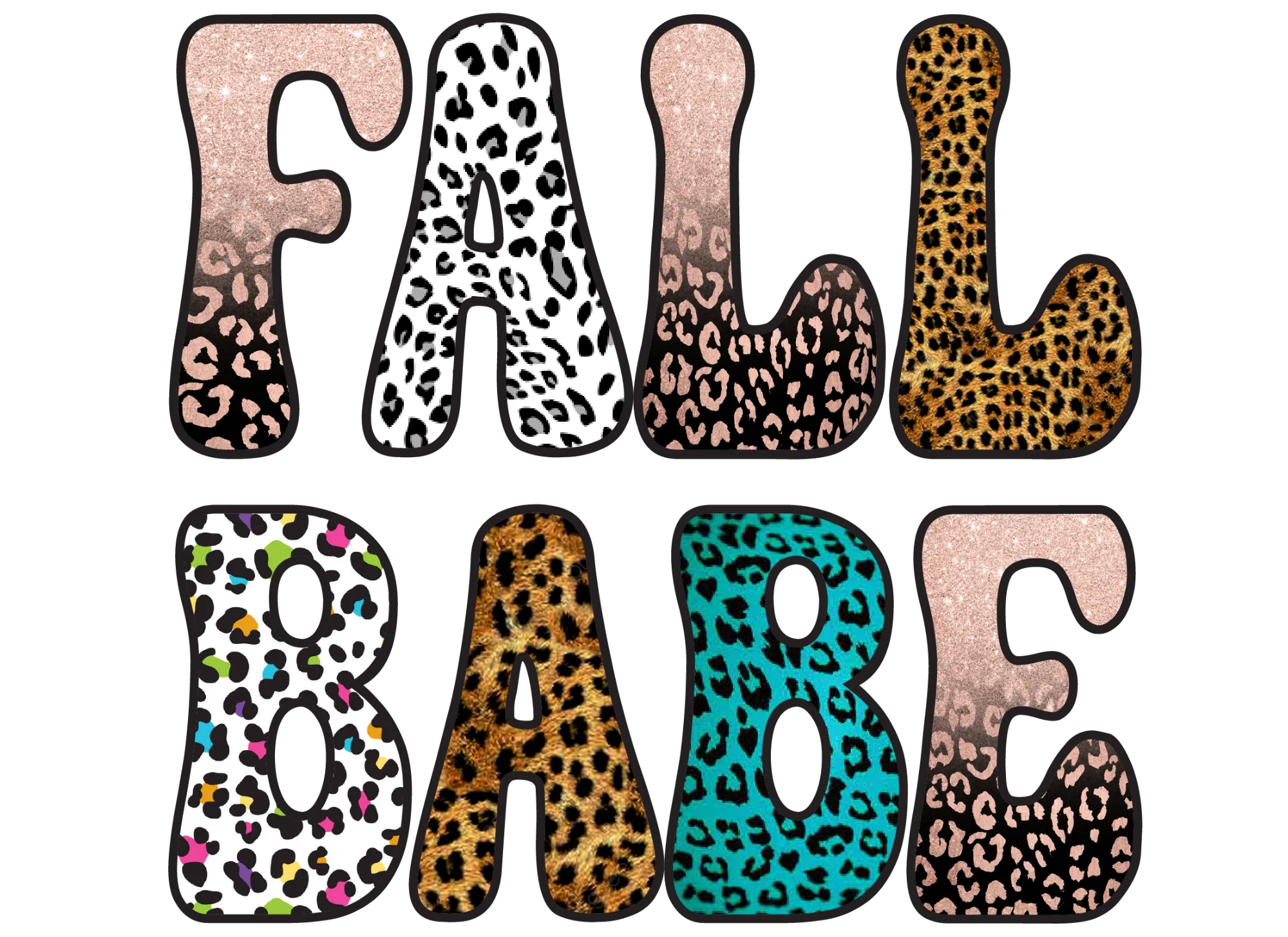 Fall babe, heat transfer, press and peel