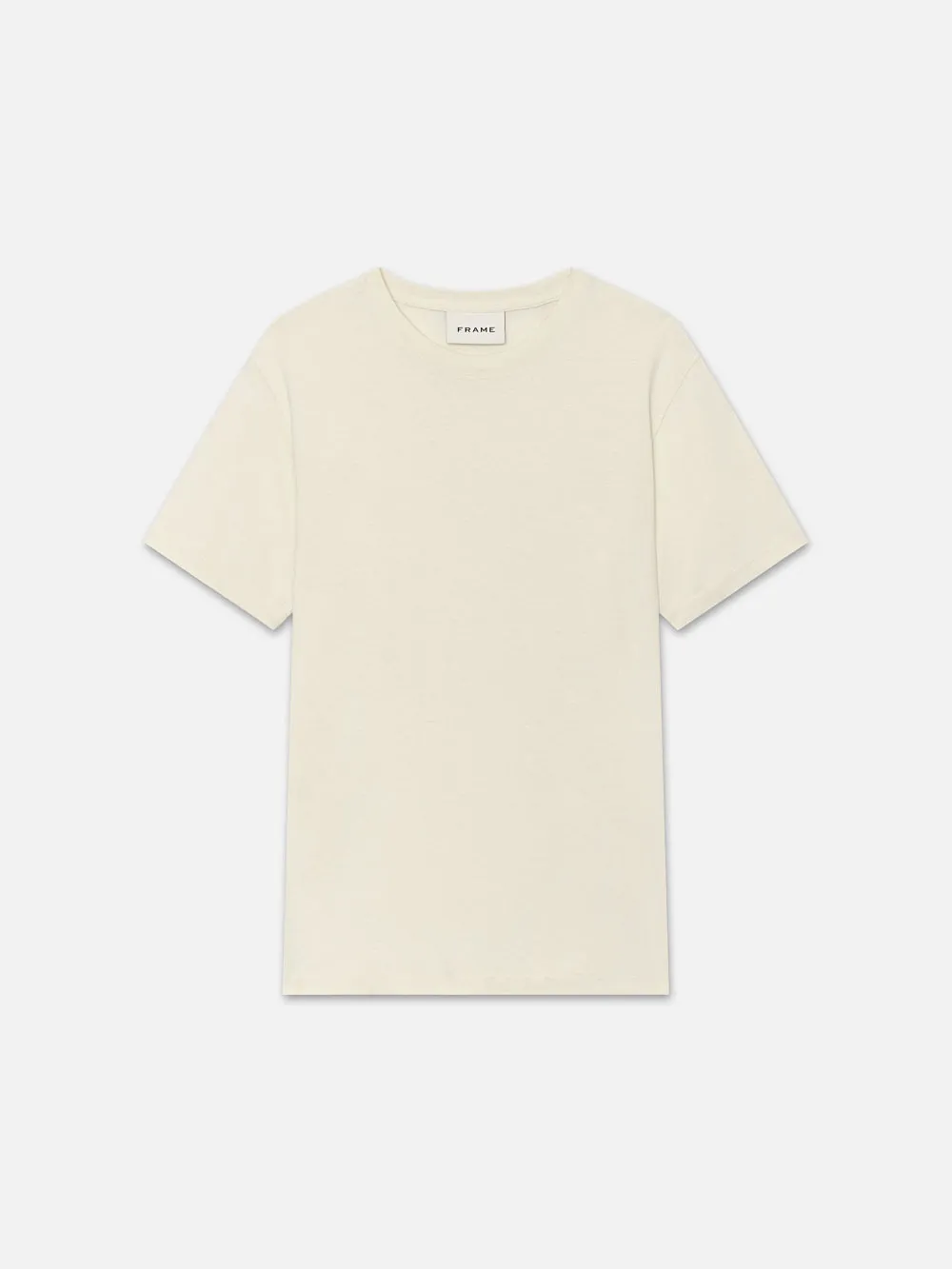 FRAME Logo Tee -- White Canvas
