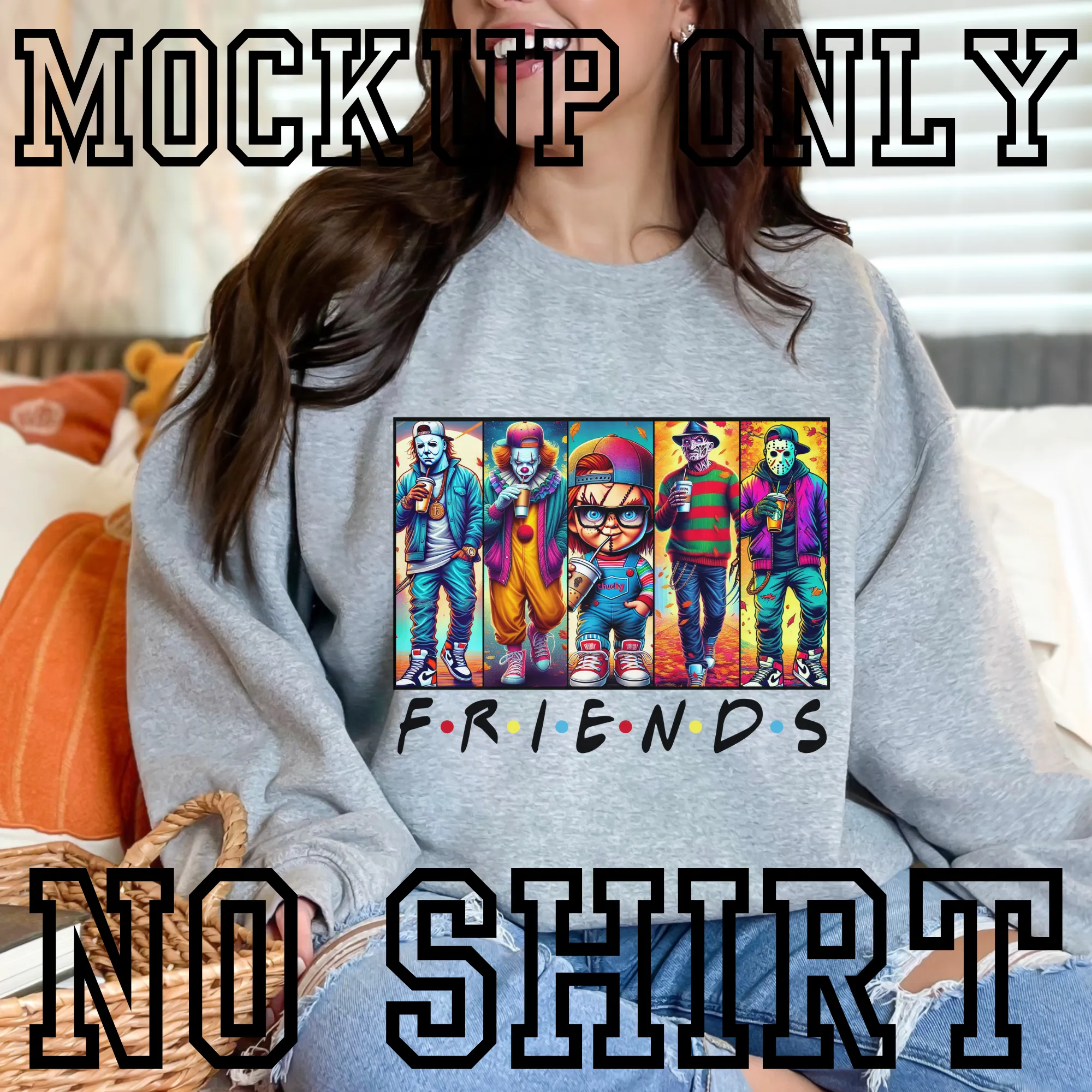 friend, Horror, Heat transfer, press and peel, DIY, Shirt design