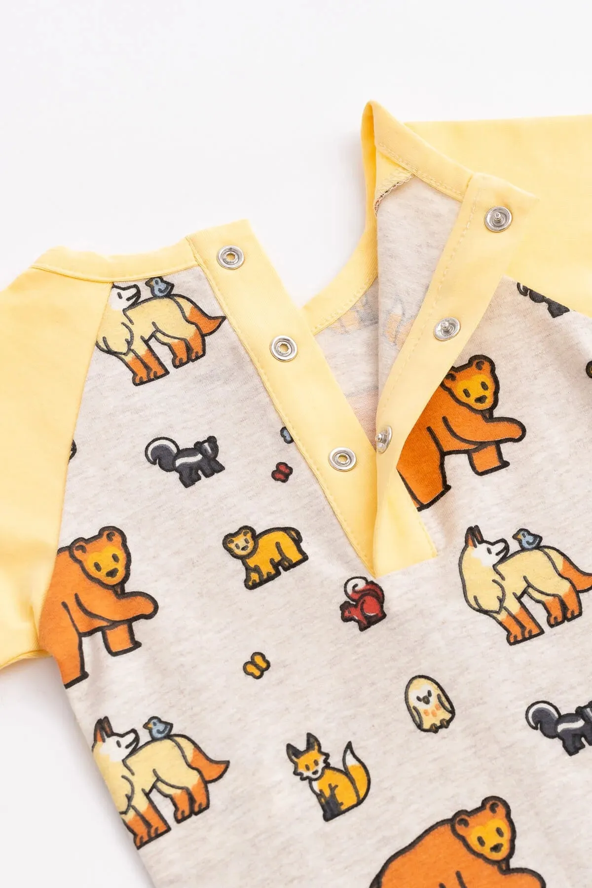 Henley Romper_Forest Friends