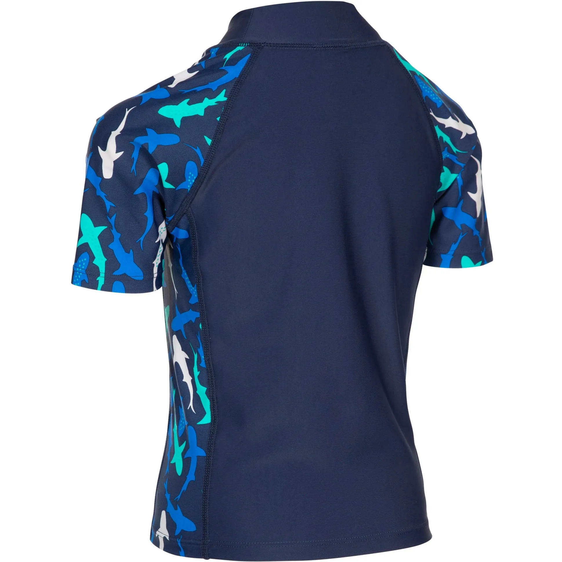 Jella Unisex Kids Swim Top / Rash Guard in Shark Print