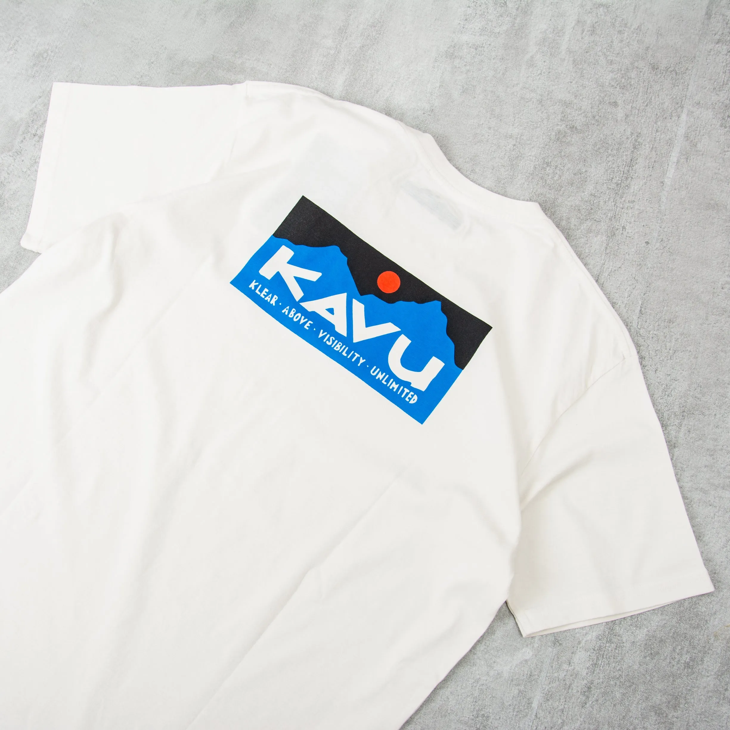 KAVU Klear Above Etch Art Tee - Off White