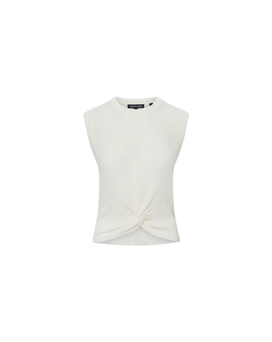 Kellen Twist-Front Sweater
