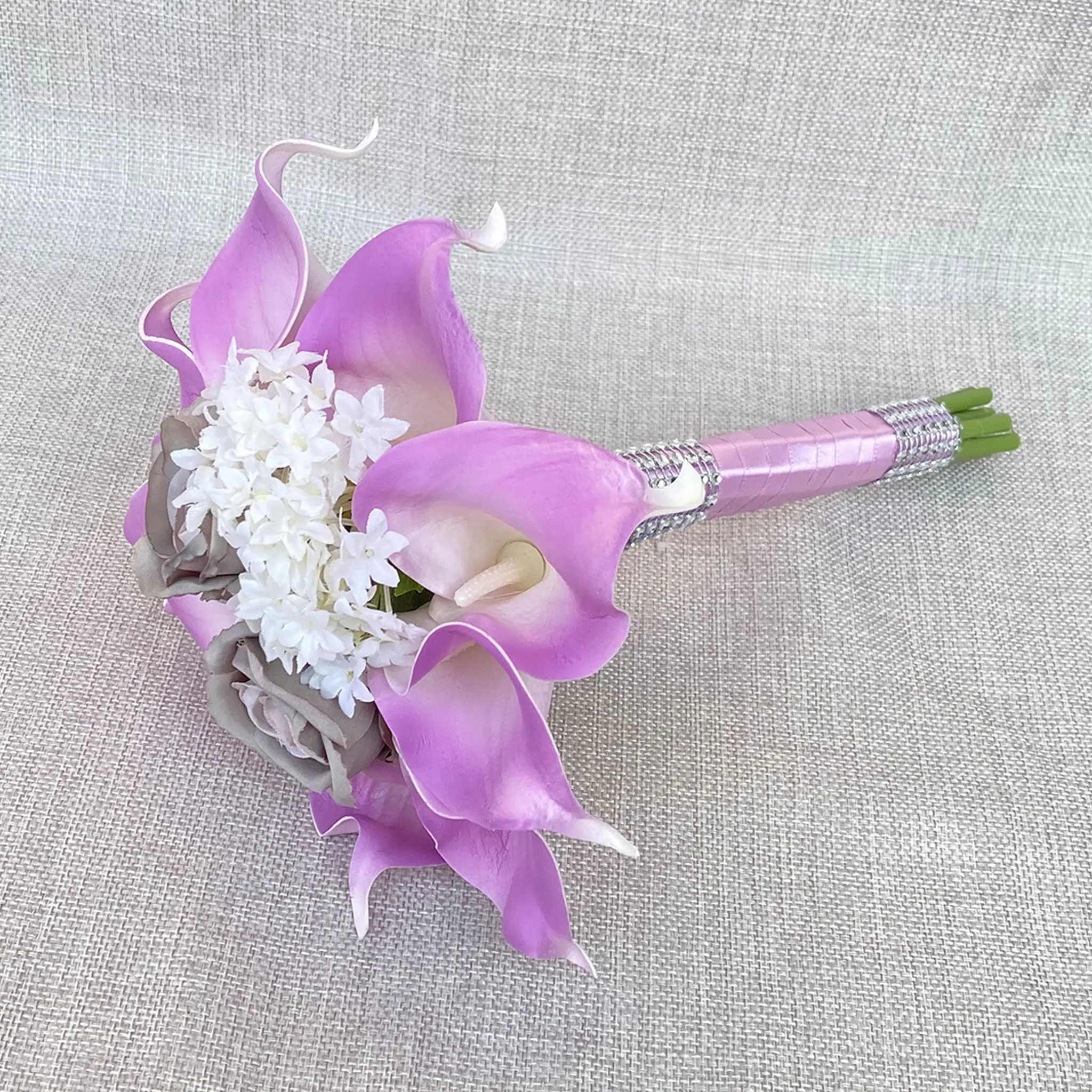 Lavender Calla Lily Bridesmaids Bouquet