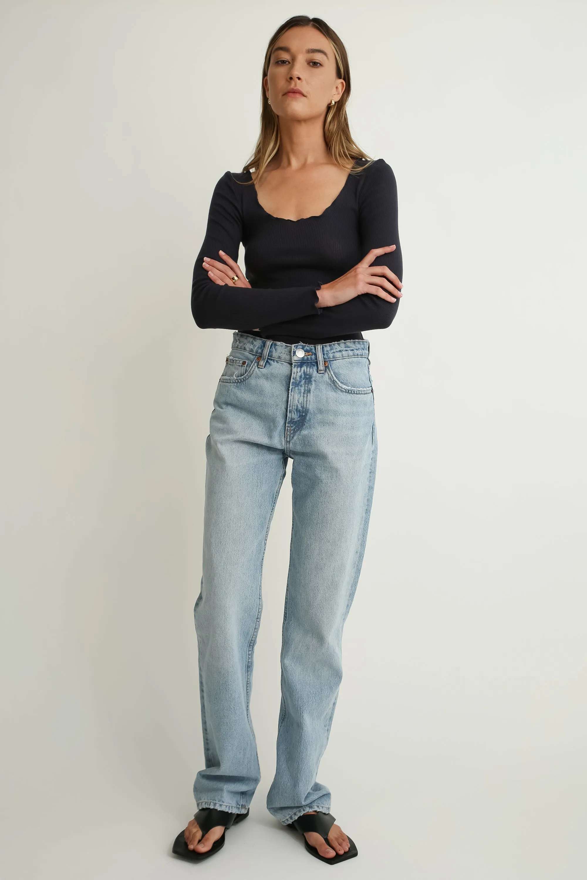 Lettuce Cut Long Sleeve