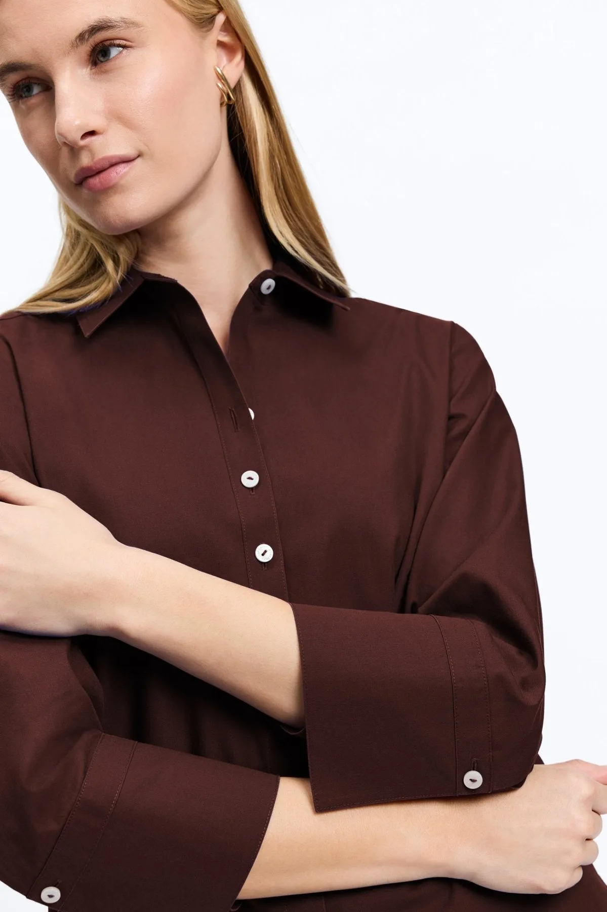 Madison Essential Pinpoint No Iron Tunic