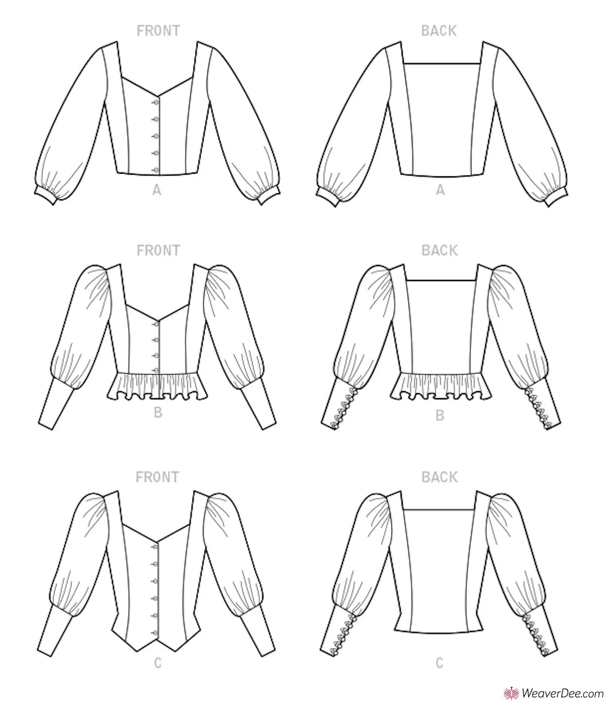 McCall's Pattern M8181 Misses' Tops #JenniferMcCalls