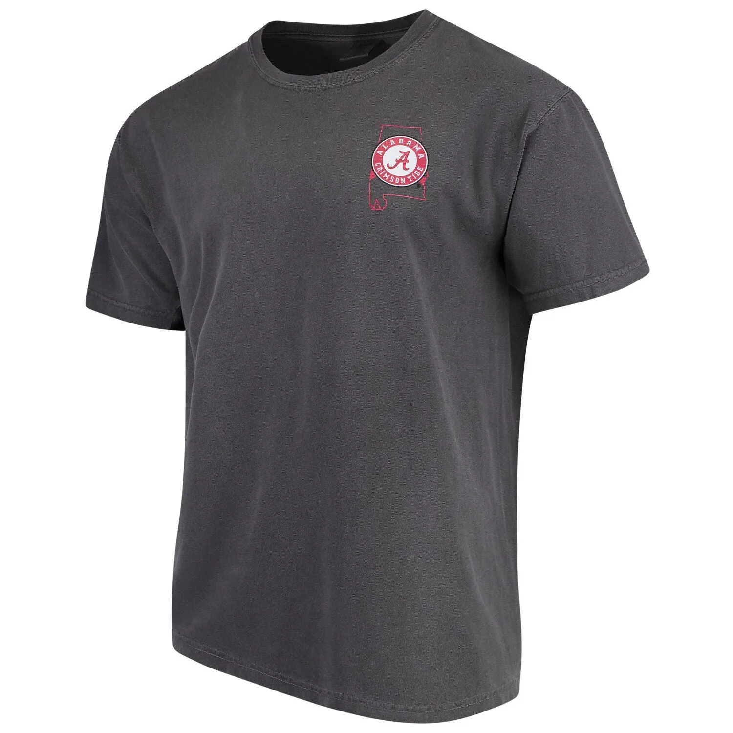 Men's Local Comfort Gray Alabama Crimson Tide Flag T-Shirt