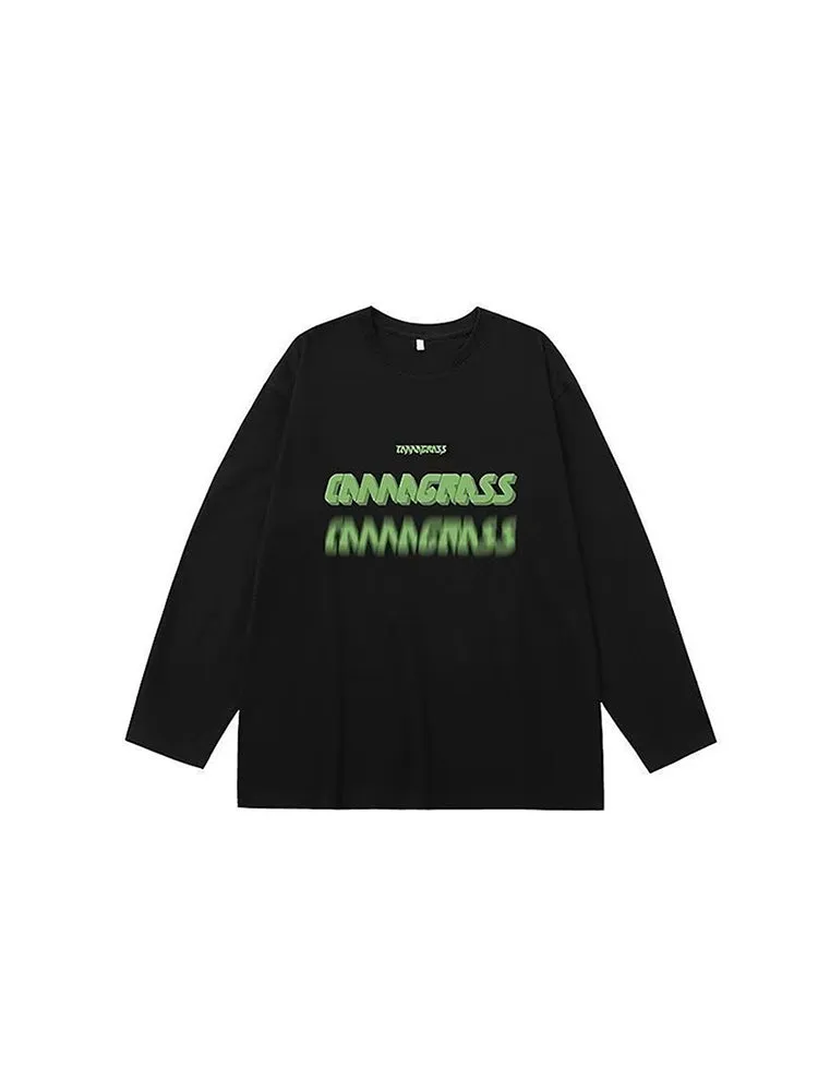 Men'S Loose Long-Sleeved T-Shirts