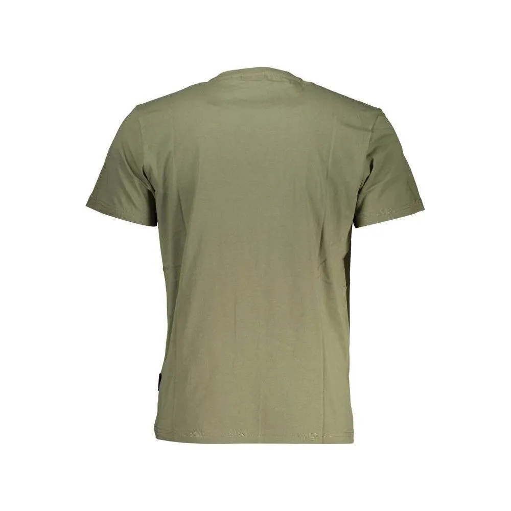Napapijri Green Cotton Men T-Shirt