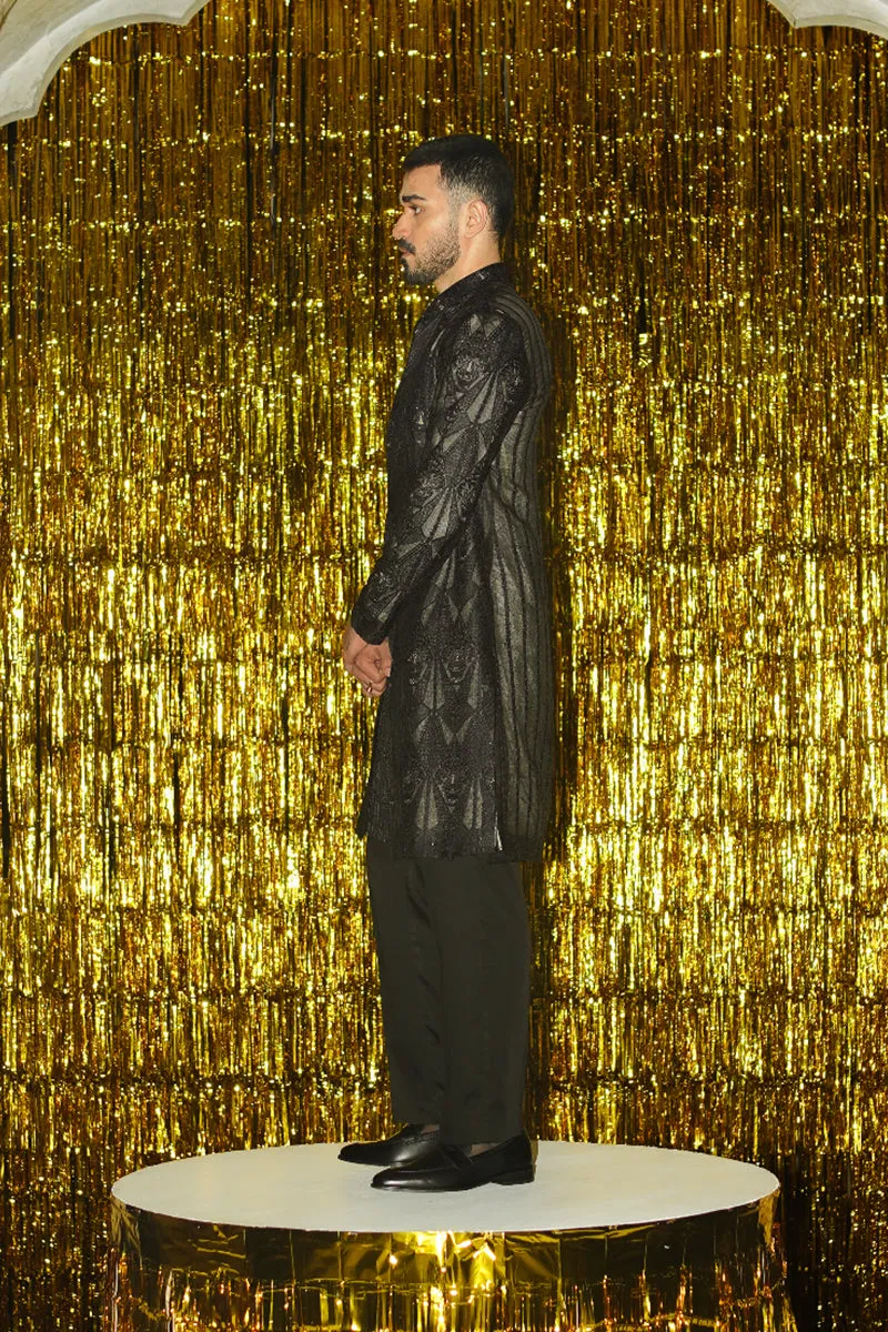 "JAHANGIR" FRONT OPEN SHERWANI