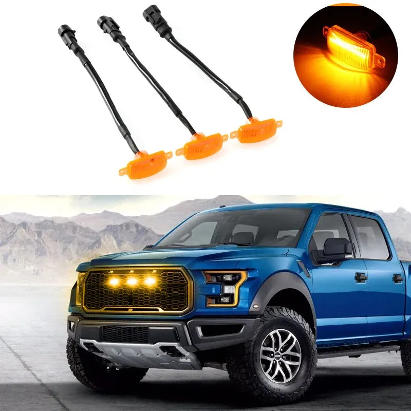 Raptor Style Universal Car LED Front Grille Lights