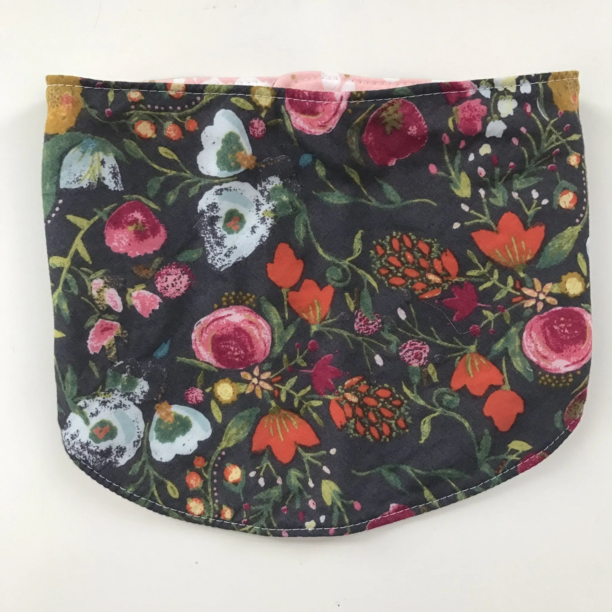 Reversible Drool Bib Floral