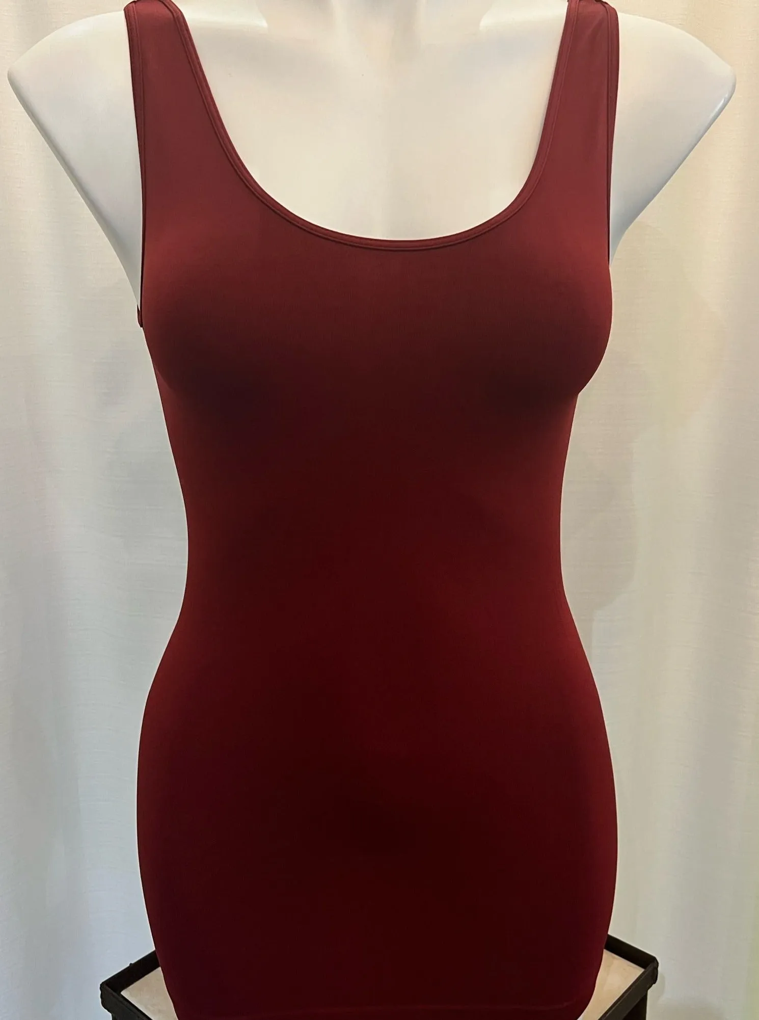 Signature Jersey Tank Top [Sundried Tomato-NS5178]