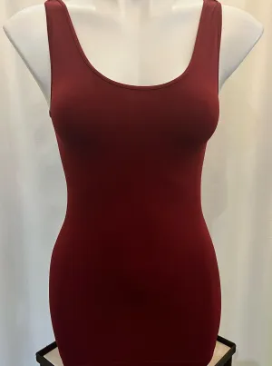 Signature Jersey Tank Top [Sundried Tomato-NS5178]