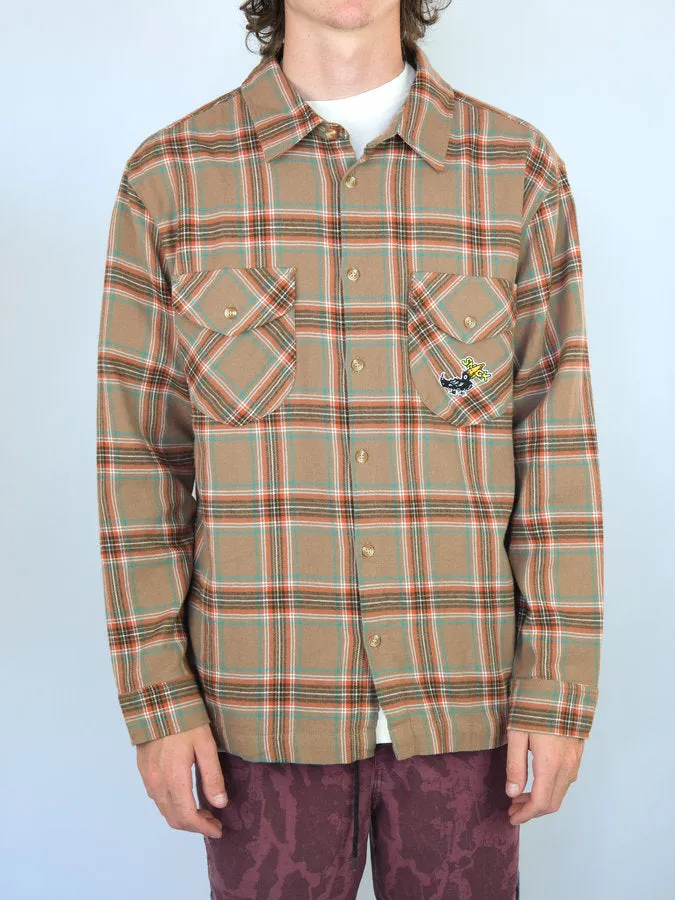 Snack Skateboards - Blackbird - Button Up Flannel Shirt