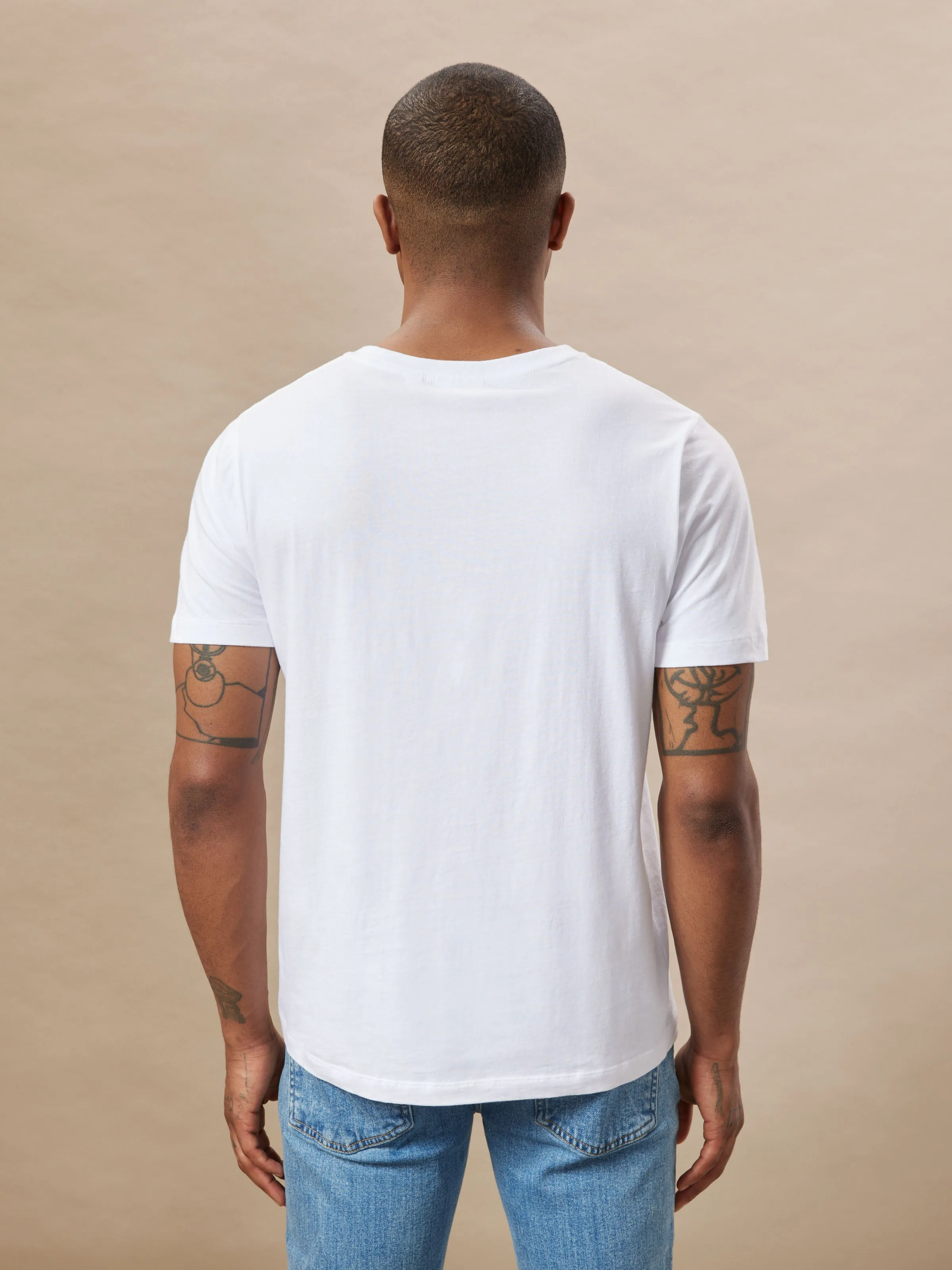 The Slim Fit Essential T-Shirt in Bright White