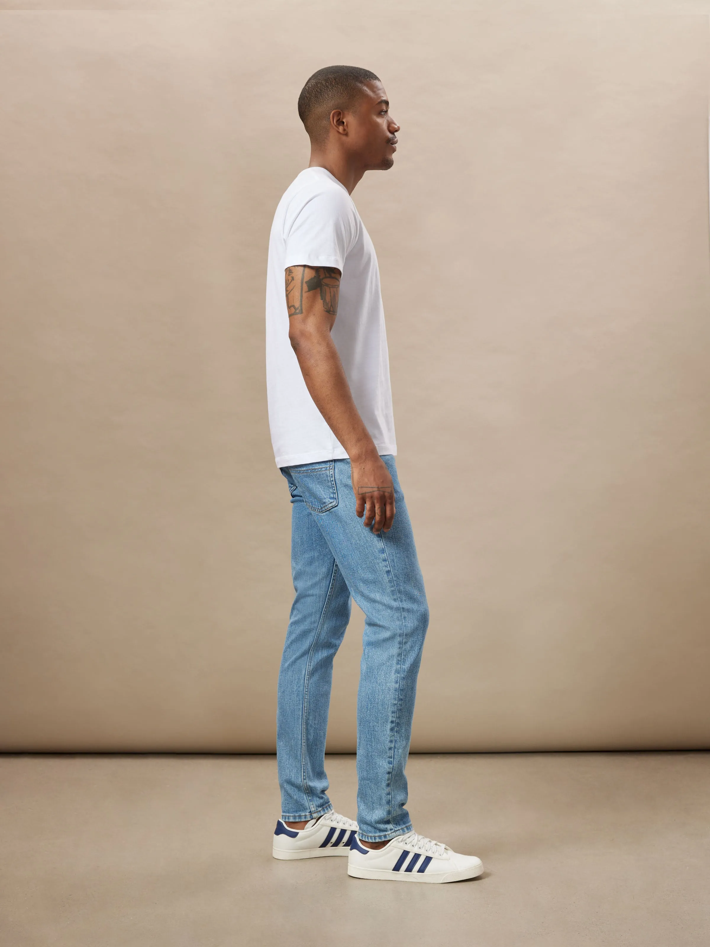 The Slim Fit Essential T-Shirt in Bright White