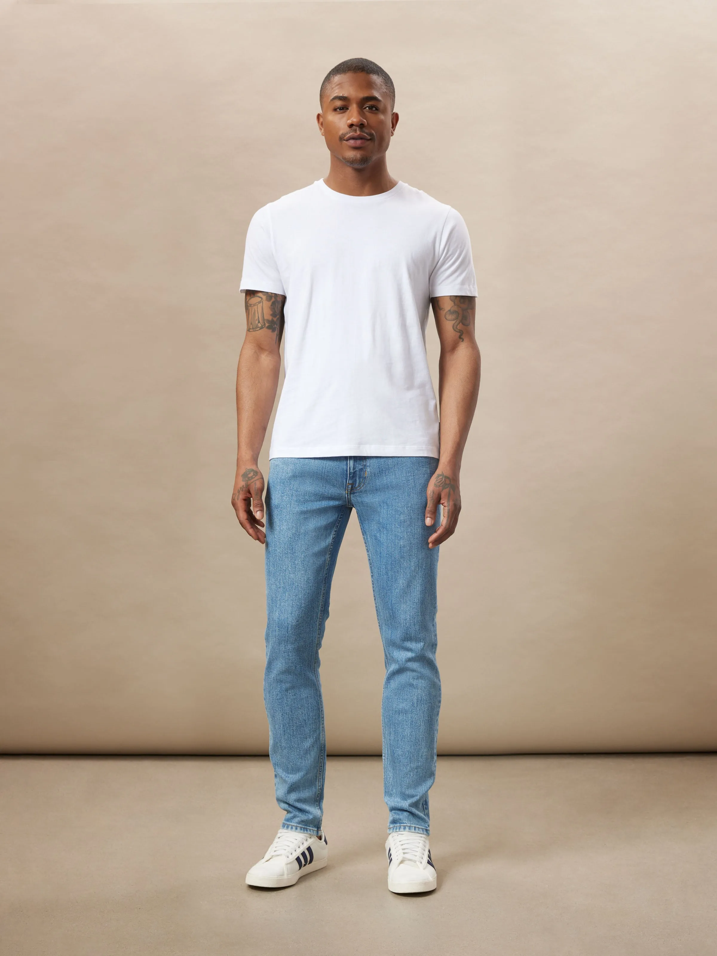 The Slim Fit Essential T-Shirt in Bright White