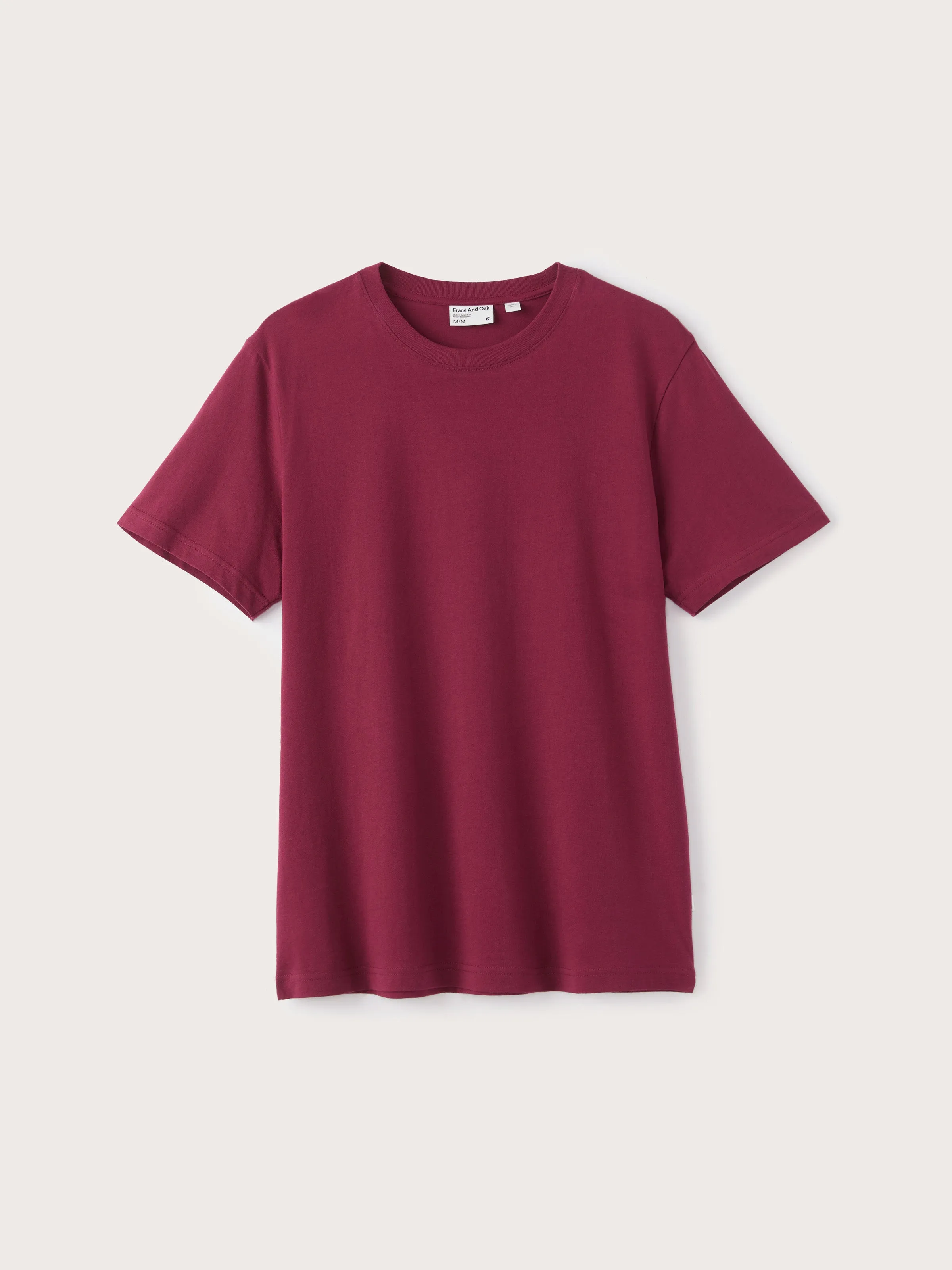 The Slim Fit Essential T-Shirt in Cherry