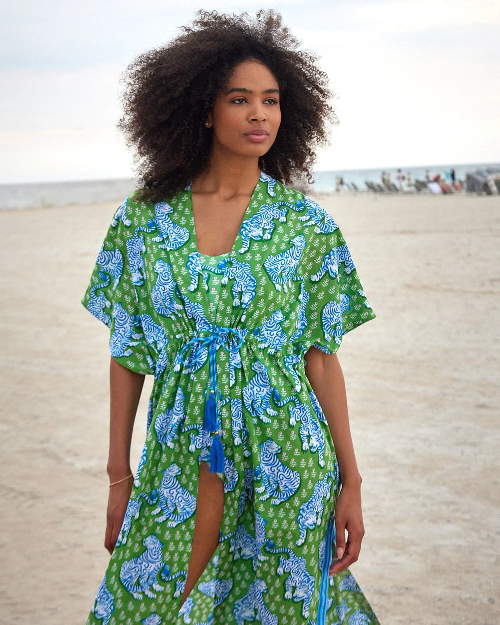Tiger Queen Daylight Open Front Cover-up
