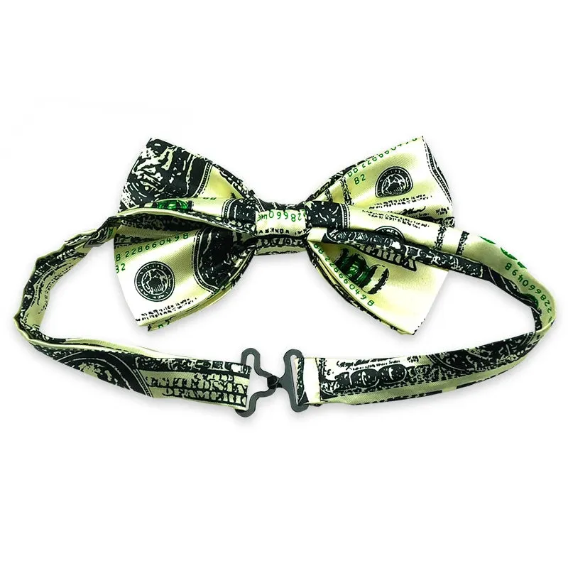 Trendy Printed  US Dollar Bowtie