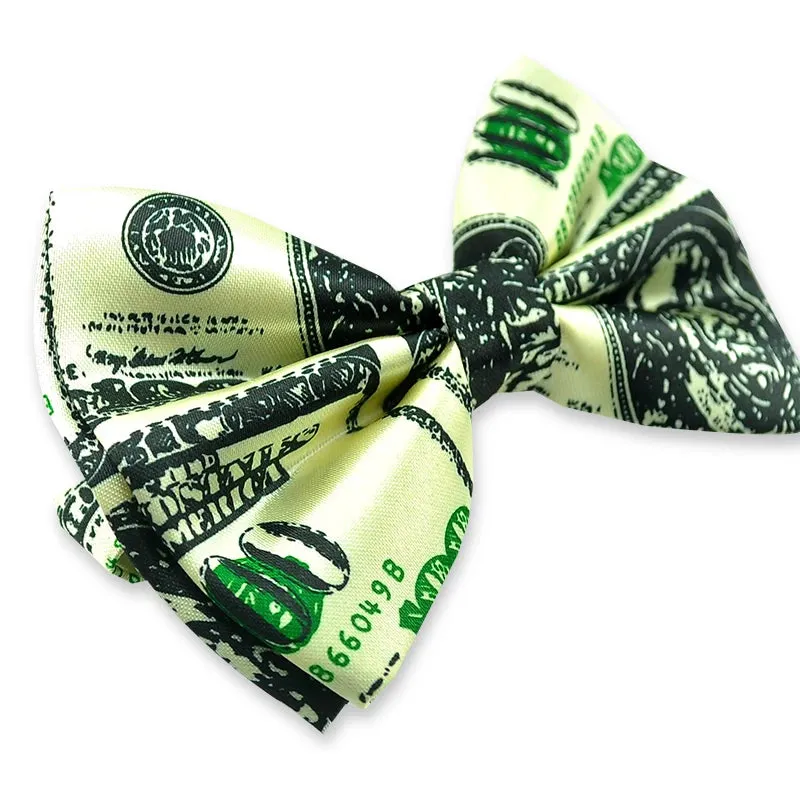 Trendy Printed  US Dollar Bowtie