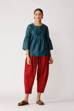 Triffis Embroidered Peasant Top
