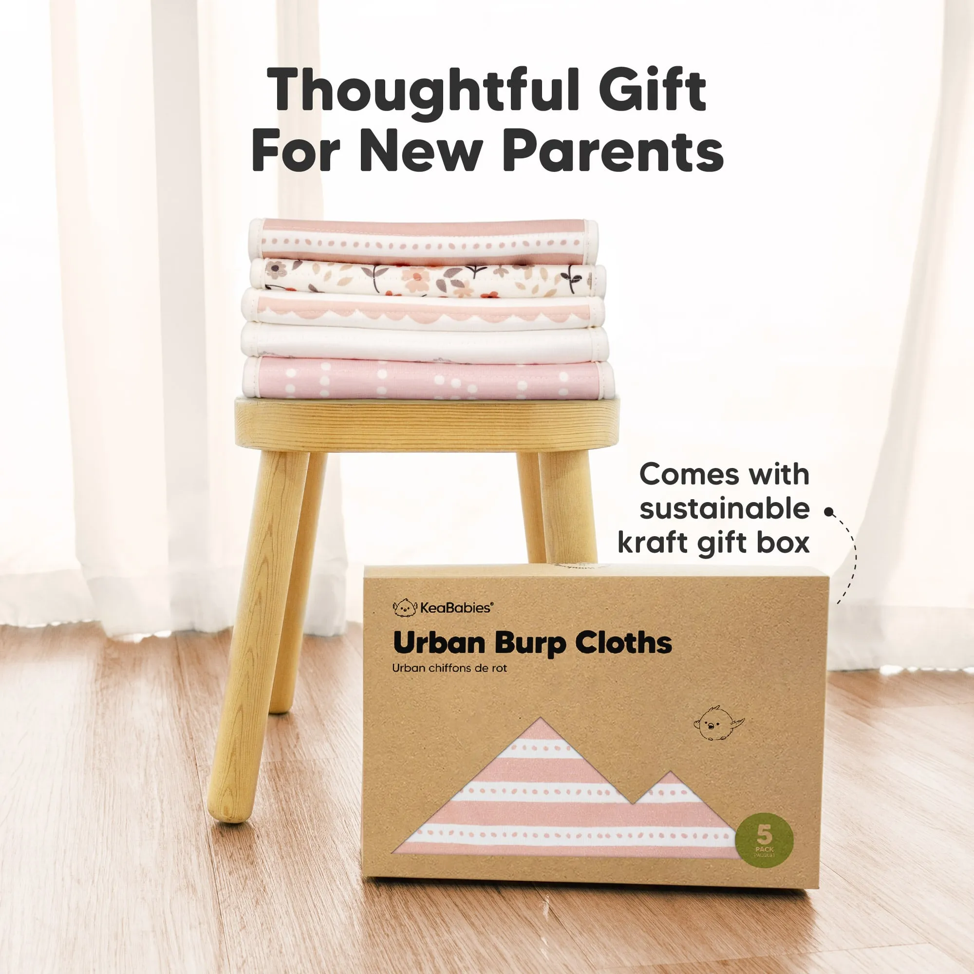 Urban Burp Cloths (Wildscape)